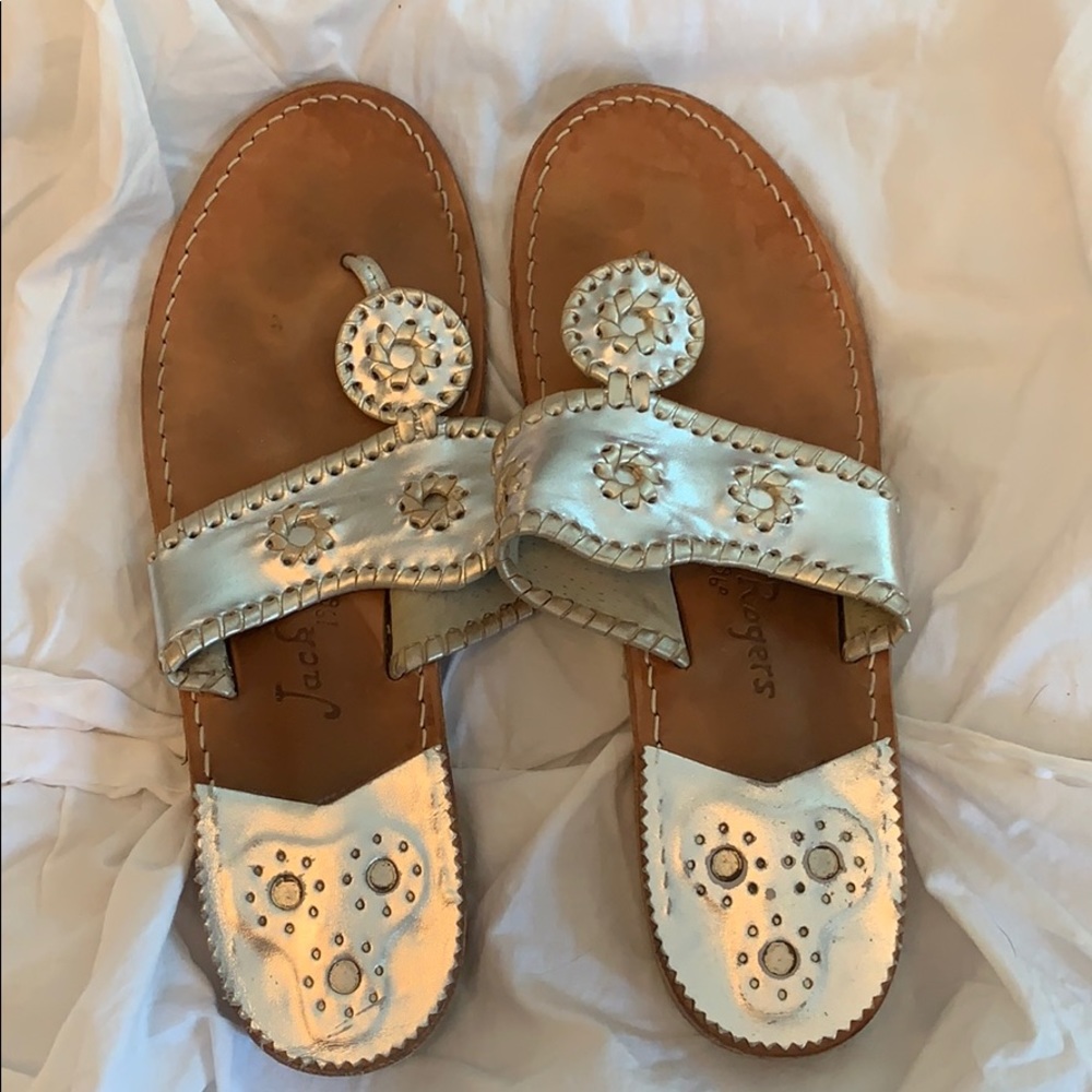 Jack Rogers (two toned - silver and gold)